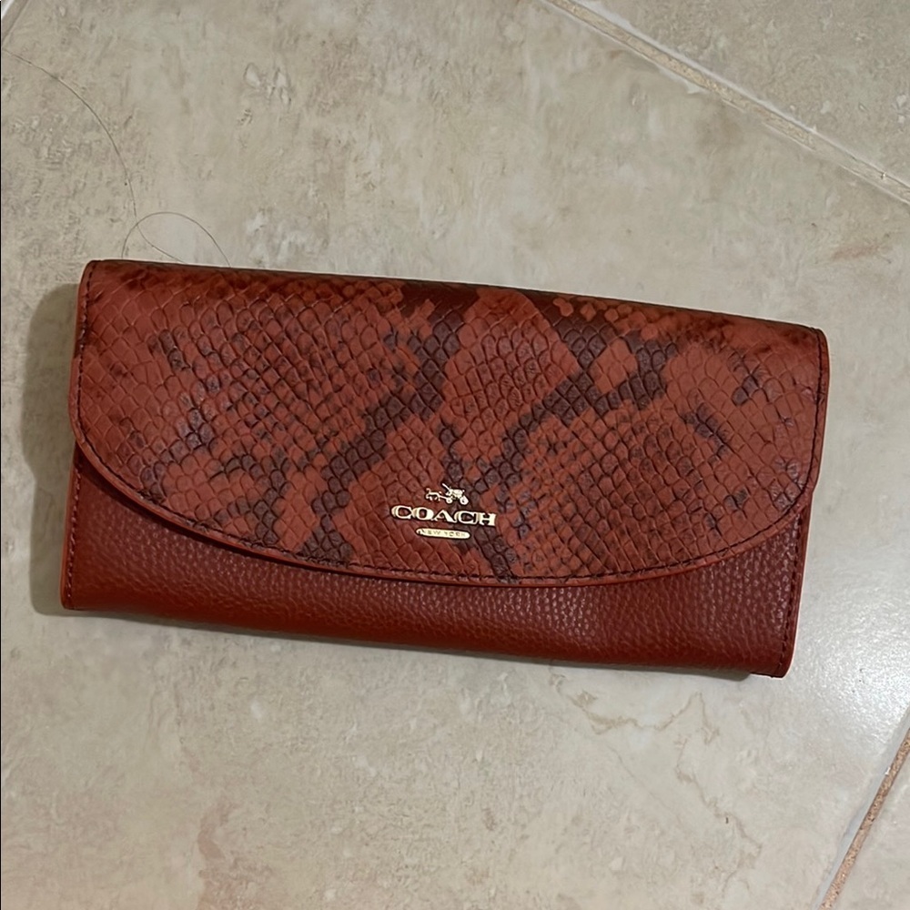 COACH- Brown Snake Print Women's wallet - F11928 - Picture 8 of 8